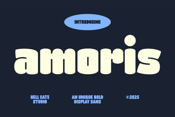 Amoris: A Bold Sans Serif for Modern Visual Impact