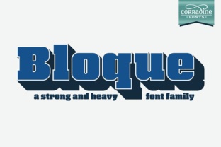 Bloque Family: Bold Slab Typography for Impactful Design