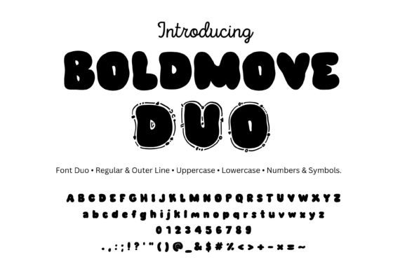 BoldMove: A Chunky Display Font for Vibrant, Playful Design