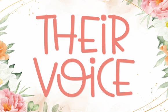 Discover Their Voice: A Font That Radiates Warmth