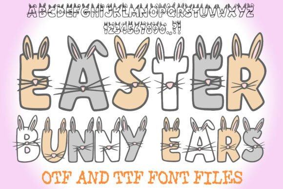 Easter Bunny Ears Font: A Playful Tool for Seasonal Design