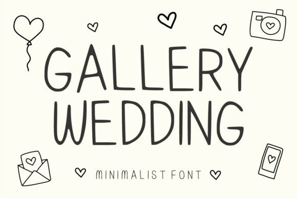 Gallery Wedding: The Handwritten Font for Modern Branding