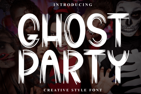 Ghost Party Font: Unleash Kinetic Energy in Your Designs