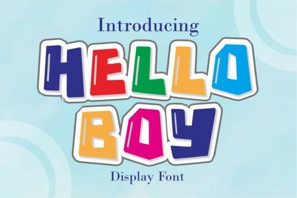 Helloboy Regular: A Playful Font for Bold Branding