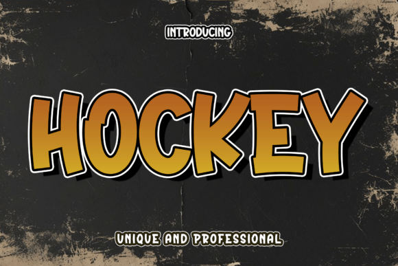 Hockey: The Energetic Font for Playful Branding