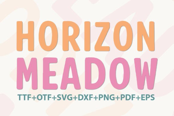 Horizonmeadow Regular: A Friendly Font for Modern Design
