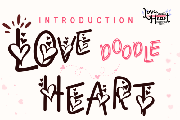 Love Doodle Heart: A Font That Brings Handcrafted Romance to Design