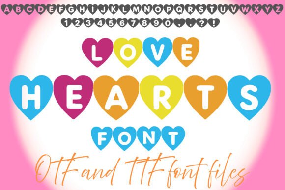 Love Hearts: A Font for Vibrant Design