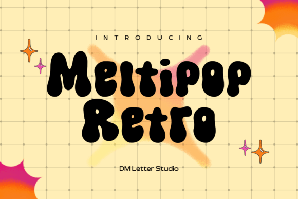 Meltipop Retro Font: Infusing Projects with Vibrant Nostalgia