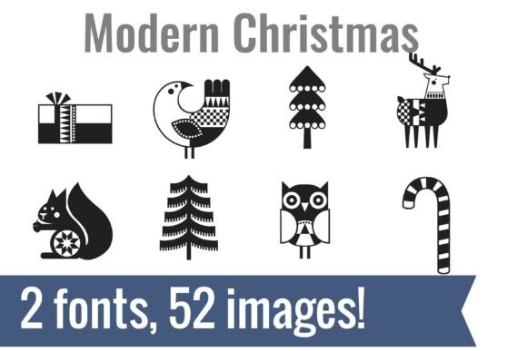 Modern Christmas Dingbats: A Designer's Festive Toolkit