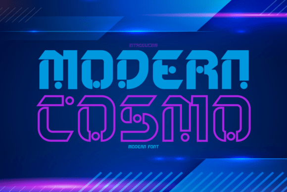 Modern Cosmo: A Futuristic Font for Bold Visuals