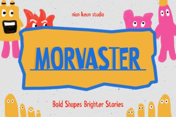Morvaster: Capturing Childhood's Spontaneous Magic in Font Form