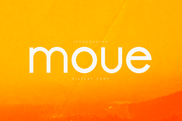 Moue: A Bold, Friendly Display Font for Modern Design