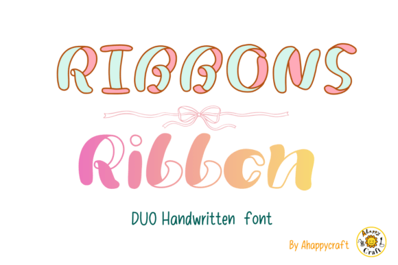Ribbons Font: Adding Artisanal Elegance to Modern Design