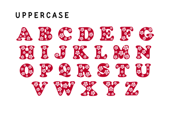 Season Spring: A Floral Font for Vibrant Design