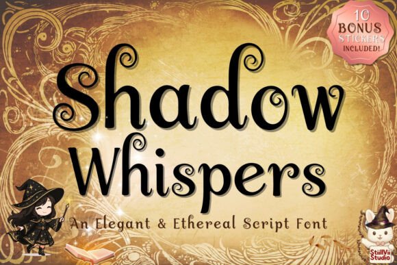 Shadow Whispers: An Ethereal Serif for Elegant Design