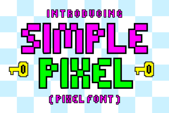 Simple Pixel: A Nostalgic Font for Modern Digital Design
