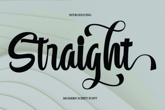 Straight Otf: Modern Calligraphy for Elegant Design