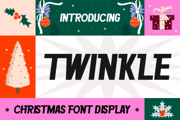 Twinkle Font: Elevate Festive Design with Sparkling Typography